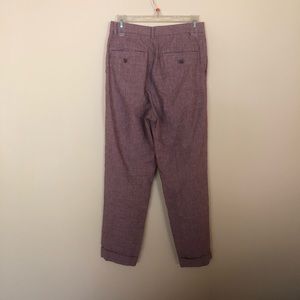 Ines De La Fressange Cotton Linen Pants